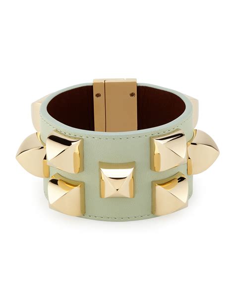 givenchy leather cuff bracelet|Givenchy.